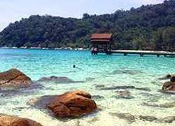 Coral View Island Resort Kampong Pasir Hantu Esterno foto